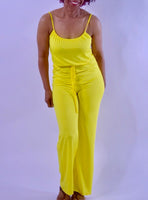 Yellow Chill Jumpsuit